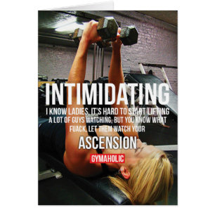 Cartão Gym Malhação Motivativo