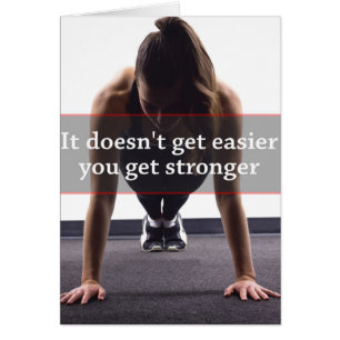 Cartão Gym Malhação Motivativo