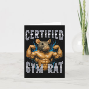 Cartão Gym Rat Certificado