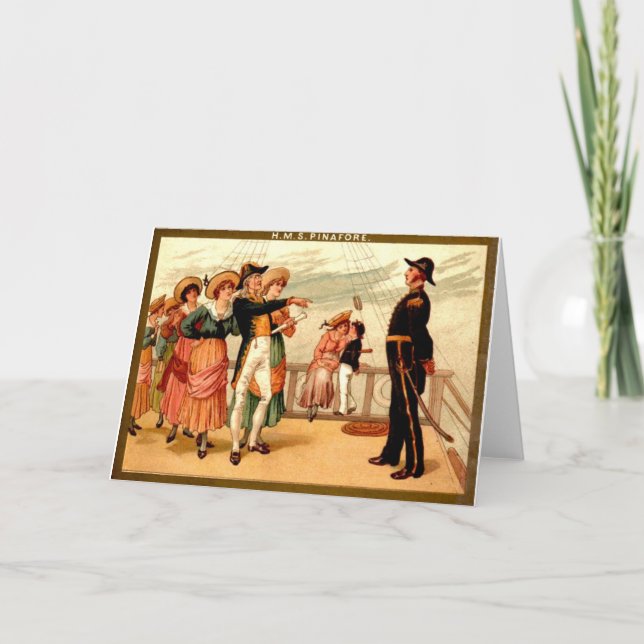 Cartão H.M.S. Pinafore (Frente)