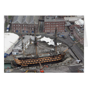 Cartão H.M.S. Vitória