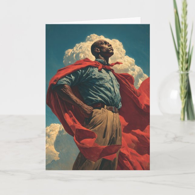 Cartão H) Pai Herói (Frente)