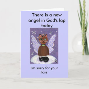 Cartão Há um novo anjo no colo de Deus hoje...