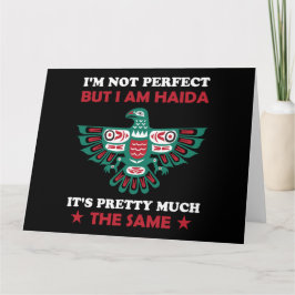 Cartão Haida Eagle Haida Nation Native American Gift Idea