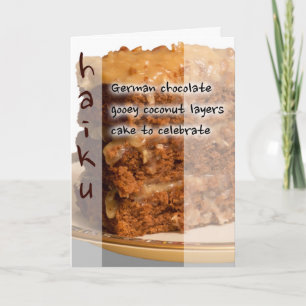 Cartão Haiku Birthday