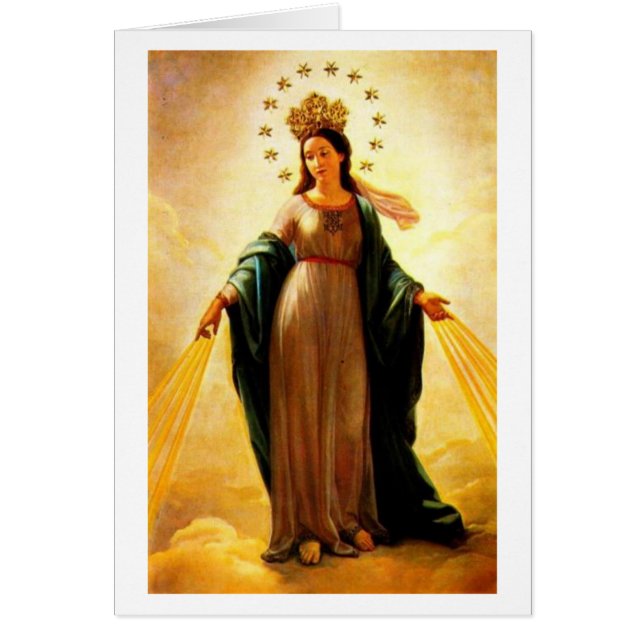 Cartão Hail Santa Rainha (Frente)