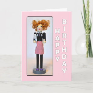 Cartão Hair Stylist Nutcracker Happy Birday