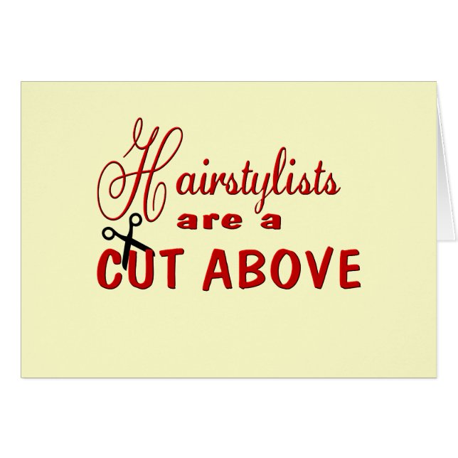 Cartão Hairstylist (Frente Horizontal)