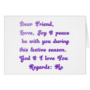 Cartão Hakuna Matata Caro Amigo Ame alegria A paz esteja