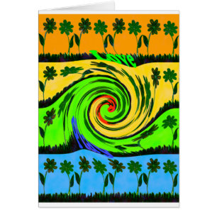 Cartão Hakuna Matata Tsunami Amor Cores de Ondas.png