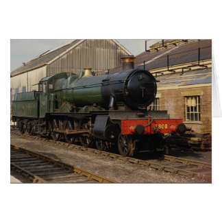 Cartão Hall Class Locomotive, Didcot, Oxfordshire, Englan