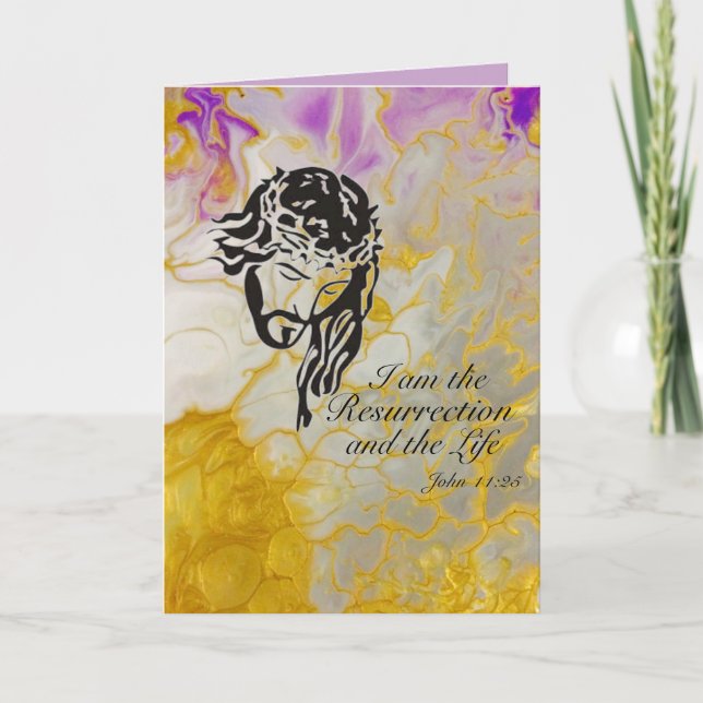 Cartão Hallelujah da Páscoa (Frente)