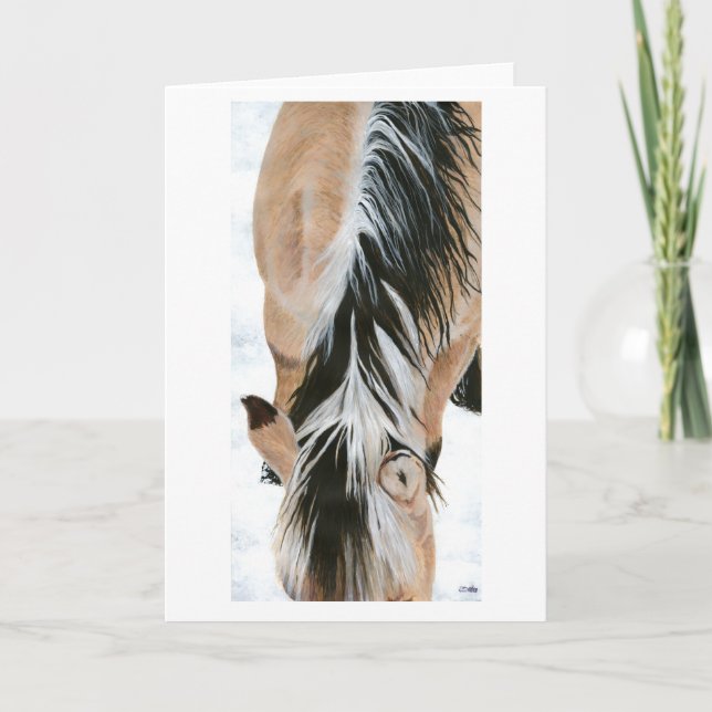 Cartão Hallie's Mane (Frente)