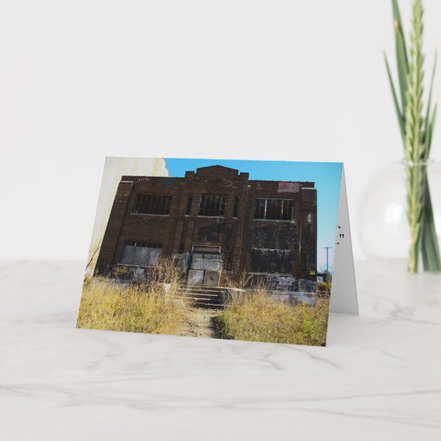 Cartão Hallowe’en Card "Bloqueado" (Frente)