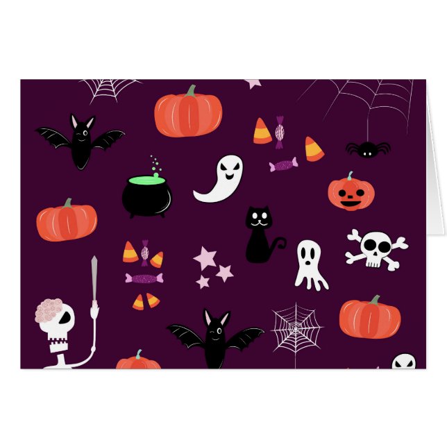 Cartão Halloween (Frente Horizontal)