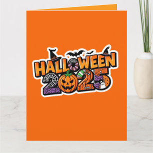 Cartão Halloween 2025 Magia – Abóbora Festiva