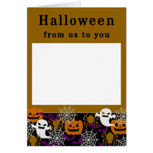Cartão Halloween Adicione Sua Própria Foto Da Família