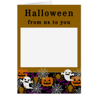 Cartão Halloween Adicione Sua Própria Foto Da Família