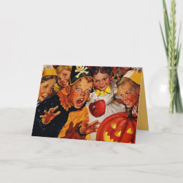 Cartão Halloween antigo