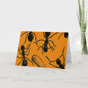 Cartão Halloween Ants