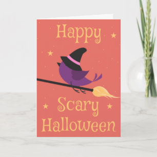 Cartão Halloween Assustador