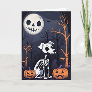 Cartão Halloween Assustador