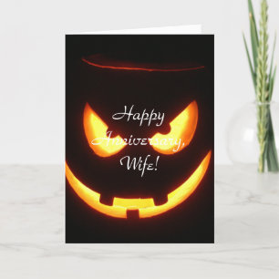 Cartão Halloween assustador