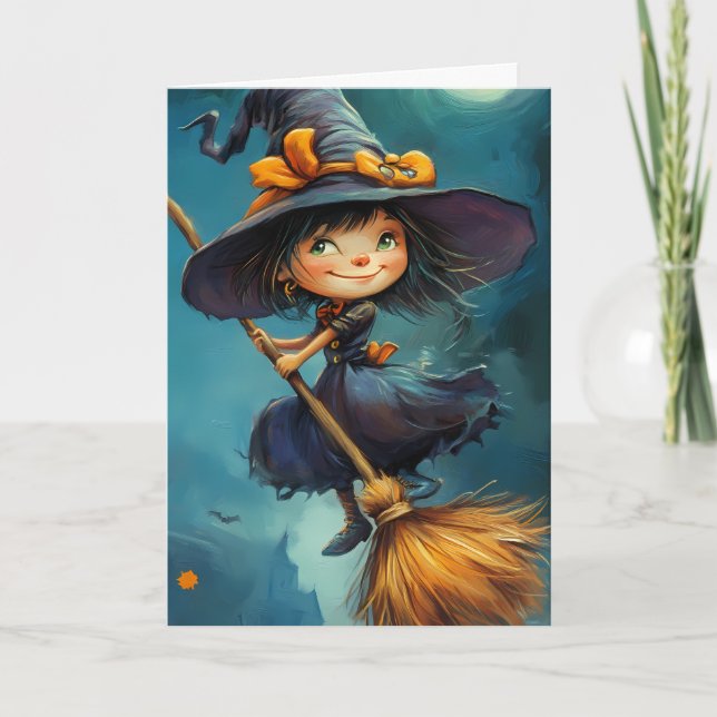 Cartão Halloween Assustador (Frente)