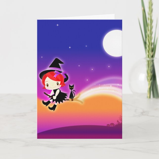 Cartão Halloween Assustador (Frente)