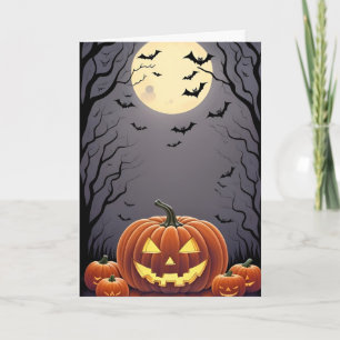 Cartão Halloween Assustador