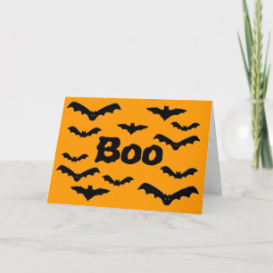 Cartão Halloween Batty "Boo"