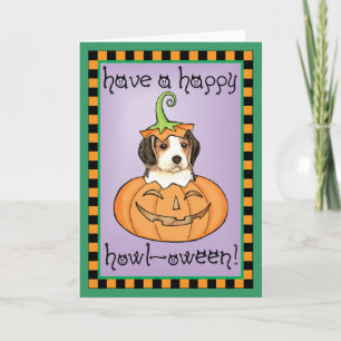 Cartão Halloween Beagle