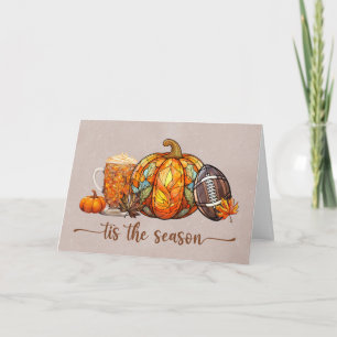 Cartão Halloween Brown Autumn Season