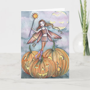 Cartão Halloween Card Fairy Art Card by