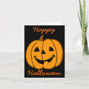 Cartão Halloween Card Jack O Lantern 3