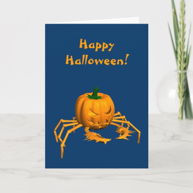 Cartão Halloween Crab (Frente)