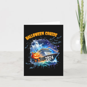 Cartão Halloween Cruise Ghost 2024 Matching Family Boo Cr