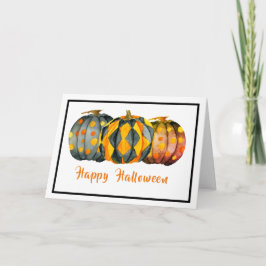 Cartão Halloween de Bombas Decoradas Personalizável
