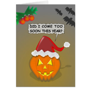 Cartão Halloween E Natal