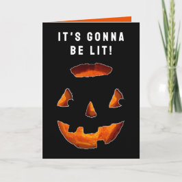 Cartão Halloween engraçado