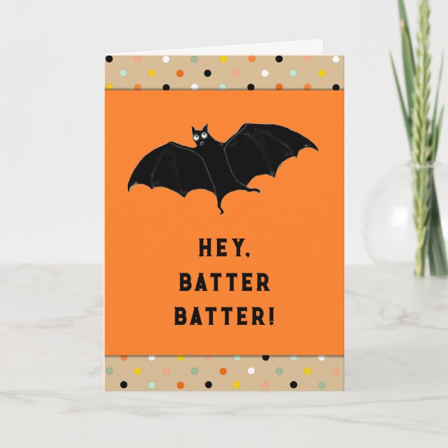 Cartão Halloween engraçado (Frente)