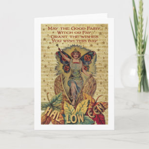 Cartão Halloween Fairy