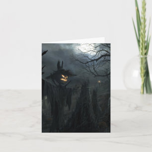 Cartão Halloween Field of Death