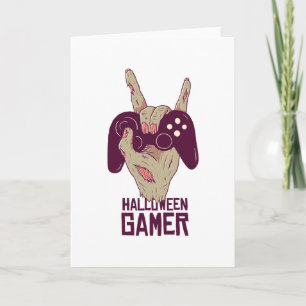 CARTÃO HALLOWEEN GAMER