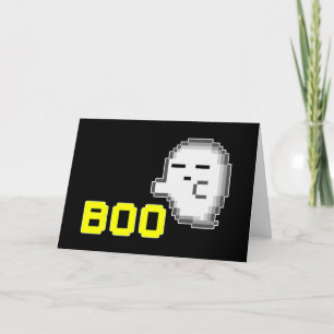 CARTÃO HALLOWEEN GHOST - BOO