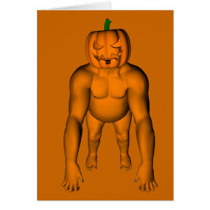 Cartão Halloween Gorilla