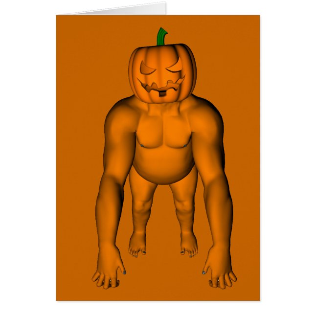 Cartão Halloween Gorilla (Frente)