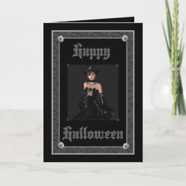 Cartão Halloween Gótico