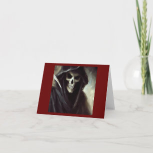 Cartão Halloween - Grim Reaper 4