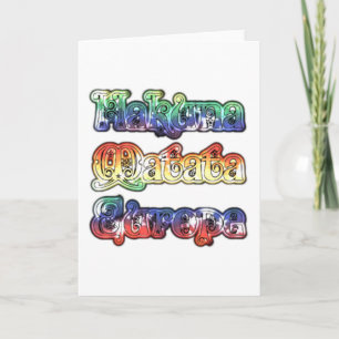 Cartão Halloween Hakuna Matata Europa